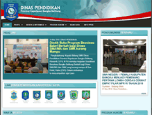 Tablet Screenshot of dindik.babelprov.go.id